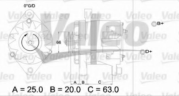 VALEO 436103 Alternator